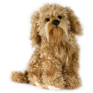 Gilbert Poodle Mix Plushie 10” tan